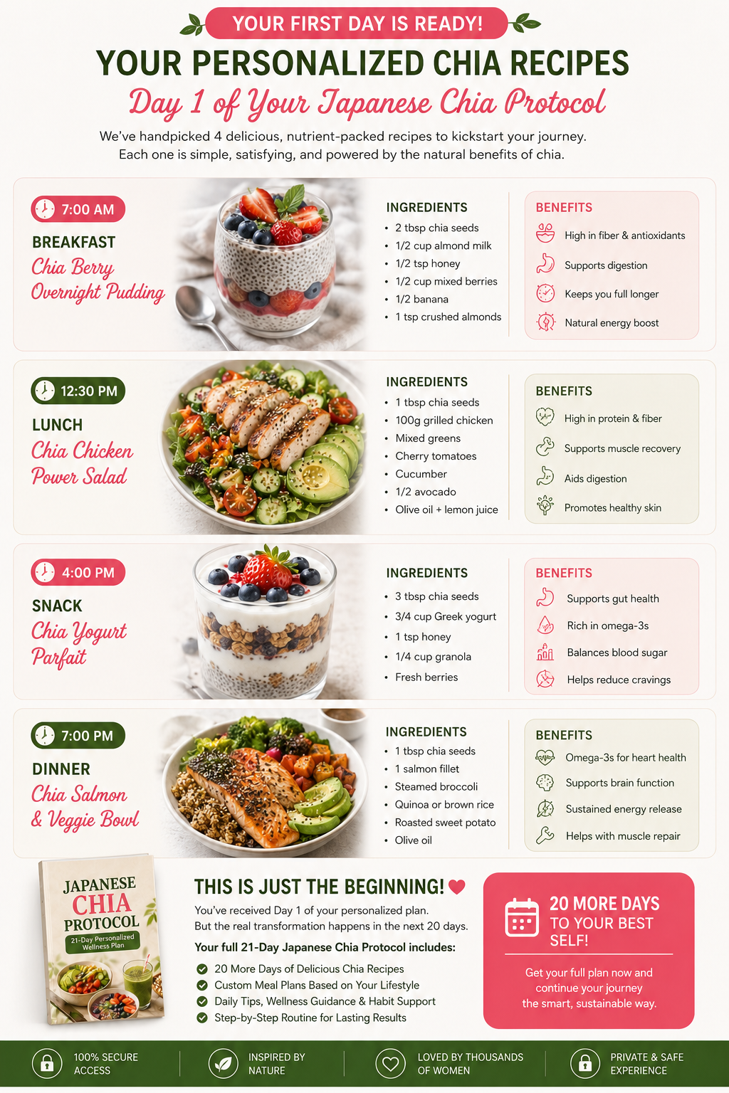 Day 1 Chia Recipes